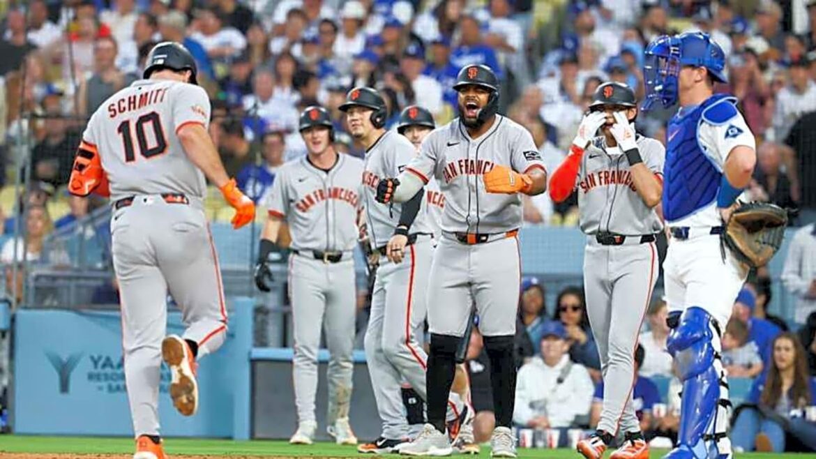 Giants notes: Schmitt makes franchise history in odd way vs. Dodgers – NBC Sports Bay Area & California