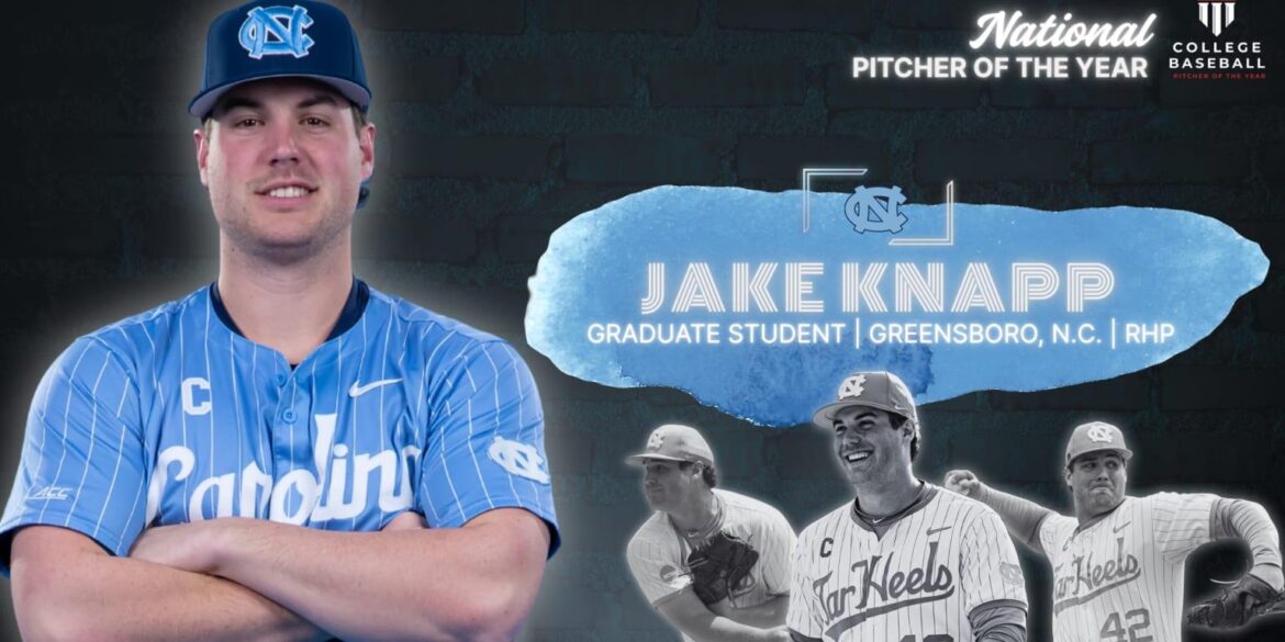 North Carolina’s Jake Knapp named the 2025 Pitcher of the Year by the College Baseball Foundation – MLB.com