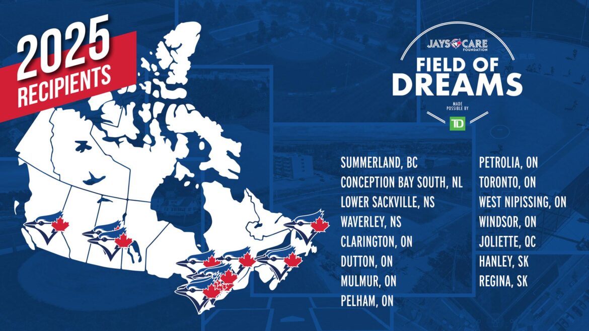 Jays Care funding community baseball diamonds across Canada – MLB.com