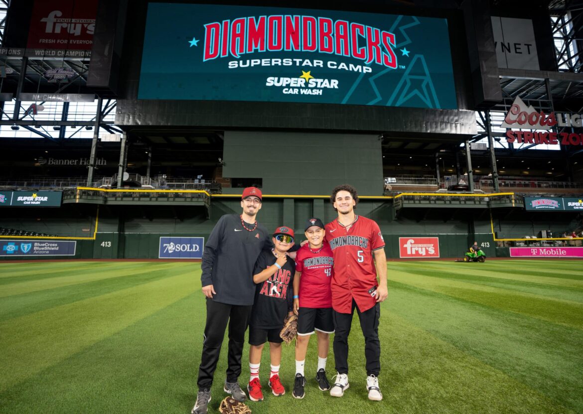 Heartwarming moment for Diamondbacks star player at baseball camp – Burn City Sports