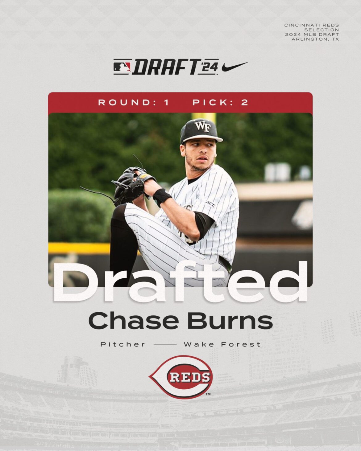 This Cincinnati Reds draft pick played both football and baseball in college – WLWT