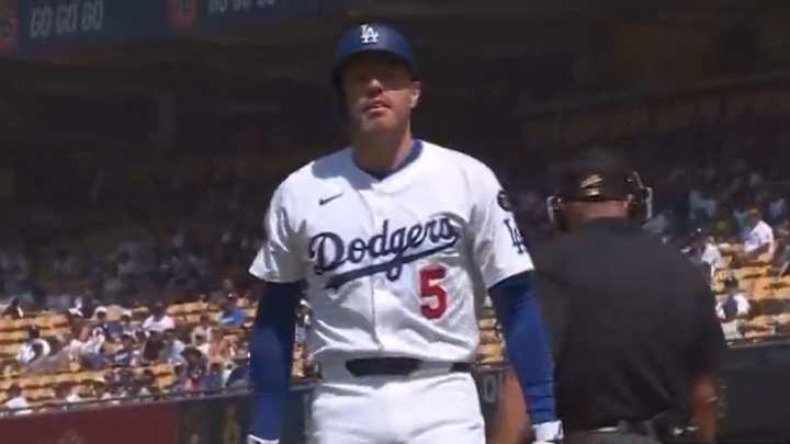 Freddie Freeman exits Dodgers game after being hit by pitch – The Winchester Star
