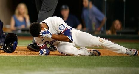 Rangers 2B Marcus Semien takes pitch to helmet, then stays in game to score against Braves – LancasterOnline