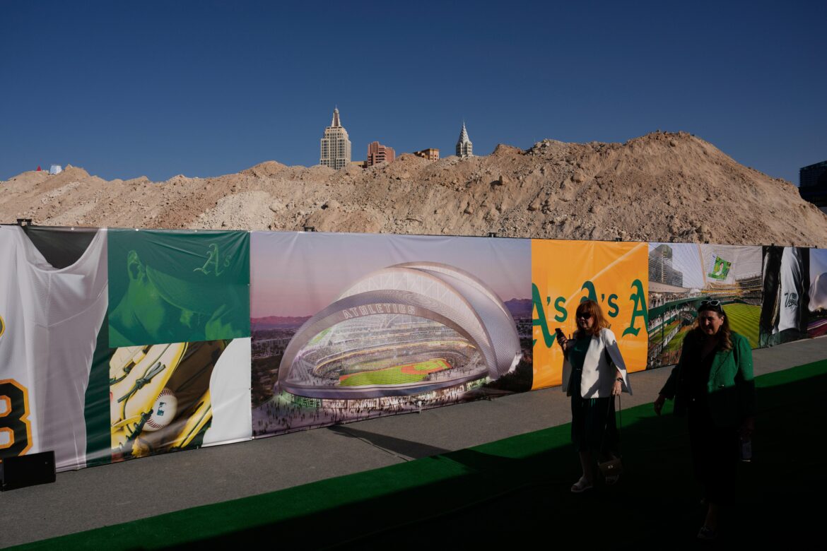 Athletics stadium groundbreaking moves Las Vegas closer to MLB debut – FOX5 Vegas