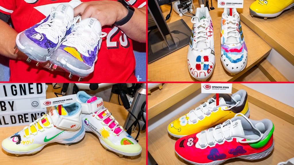 reds-cincinnati-childrens-hospital-partner-up-for-players-weekend-custom-cleats-mlb-com.jpg Reds, Cincinnati Children’s Hospital partner up for Players’ Weekend custom cleats – MLB.com