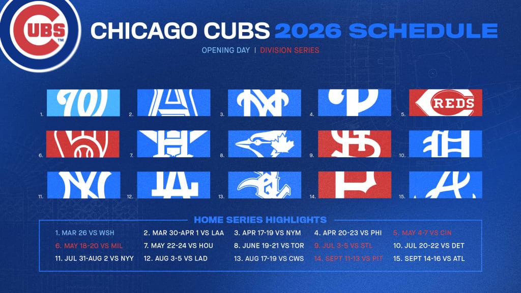 Cubs, MLB announce 2026 regular season schedule – Bleed Cubbie Blue